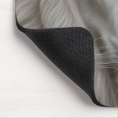 Weiße Lion Mousepad (Ecke)