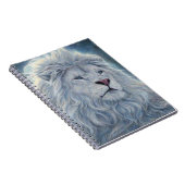 Weiße Lion Notizblock (Rechte Seite)