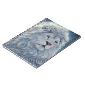 Weiße Lion Notizblock (Linke Seite)