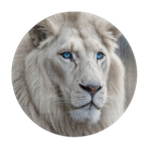 Weiße Lion Schneidebrett