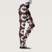Weiße Lippen #25 Leggings (Rechts)