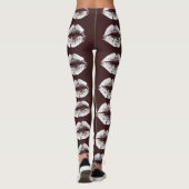 Weiße Lippen #25 Leggings (Rückseite)