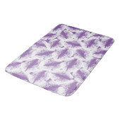 Weiße Lippen #5 Badematte (Schrägansicht)