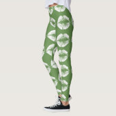 Weiße Lippen #5 Leggings (Links)