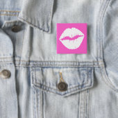 Weiße Lippen-Taste Button (Beispiel)