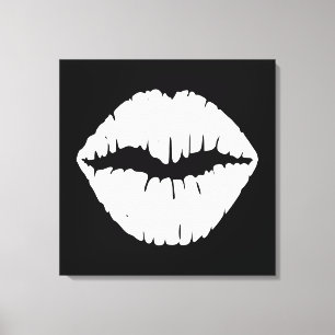 Weiße Lippenstift Leinwanddruck