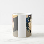 Weiße Liste Kaffeetasse (Mittel)