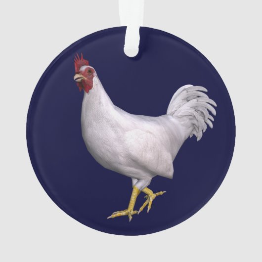 Weiße Liste Ornament (Rückseite)