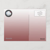 Weiße Liste Postkarte (Rückseite)