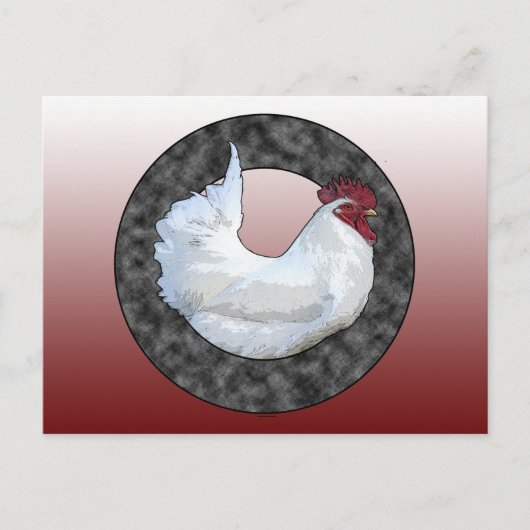 Weiße Liste Postkarte (Vorderseite)