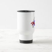 (weiße) Logo-Reise-Tasse des Verein-15oz Reisebecher (Mittel)