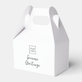 Weiße Logotext-Promotion-Verpackung für Unternehme Geschenkschachtel