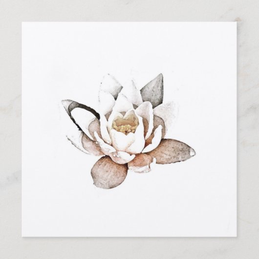 WEISSE LOTUS-KARTE (Vorderseite)