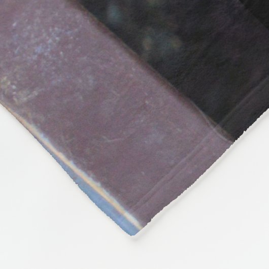 Weiße Löwe-Fleecedecke Fleecedecke (Ecke)