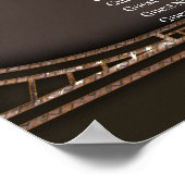 Weiße Löwe und Frau Poster (Ecke)