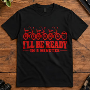 Weiße Lüge Ich Bin In 5 Minuten Fertig Party T-Shirt