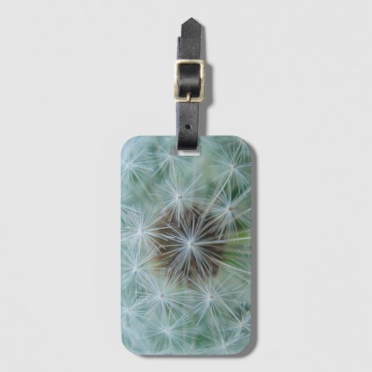 Weiße Lüster Gepäckanhänger (Vorderseite Vertikal)