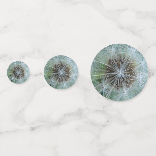 Weiße Lüster Konfetti (Rückseiten)