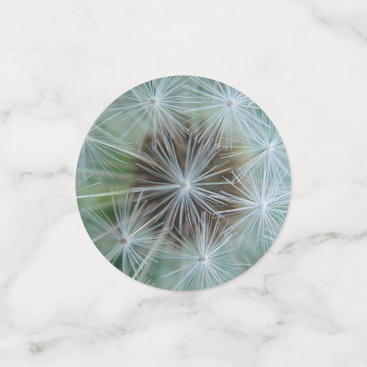 Weiße Lüster Konfetti (Klein Vorderseite)