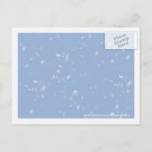 Weiße Lüster - Speichern der Datumskarten Ankündigungspostkarte (Rückseite)