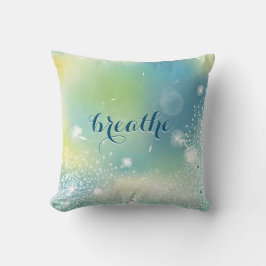 Weiße Lüster Türkis Blau Elegant Custom Kissen