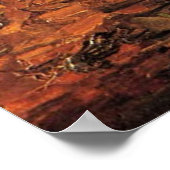 Weiße Mädchen im Wald, Vincent van Gogh Poster (Ecke)