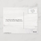 Weiße Mädchen im Weiß durch Pfeifer James Mcneill Postkarte (Rückseite)