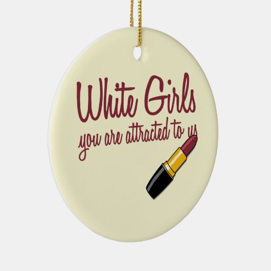 Weiße Mädchen Keramik Ornament (Rechts)