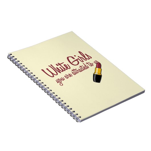 Weiße Mädchen Notizblock (Rechte Seite)