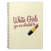 Weiße Mädchen Notizblock (Vorderseite)