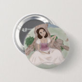 Weiße Magie Button (Vorne & Hinten)