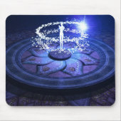 Weiße Magie Mousepad (Vorne)