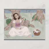 Weiße Magie Postkarte (Vorderseite)