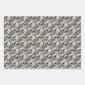 Weiße Magnolia-Blume blüht Natur   Geschenkpapier Set (Vorderseite)