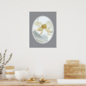 Weiße Magnolie Poster (Küche)