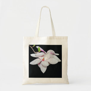 Weiße Magnolie Tragetasche