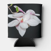 Weiße Magnolien Dosenkühler (Vorderseite)