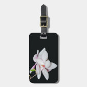 Weiße Magnolien Gepäckanhänger (Vorderseite vertikal)