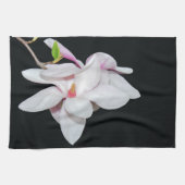 Weiße Magnolien Geschirrtuch (Horizontal)