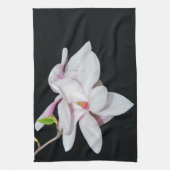 Weiße Magnolien Geschirrtuch (Vertikal)