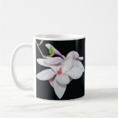 Weiße Magnolien Kaffeetasse (Links)