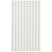 Weiße Magnolien-Kranz-Hochzeitsdekoration Frischve Tischdecke (Vorderseite)