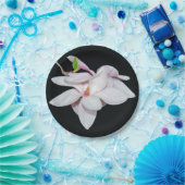 Weiße Magnolien Pappteller (Party)