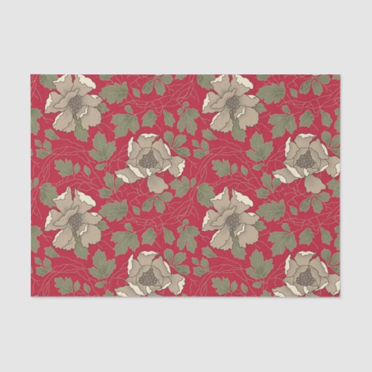 Weiße Magnolien Seidenpapier (Vorderseite)