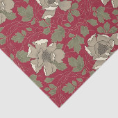 Weiße Magnolien Seidenpapier (Ausschnitt)