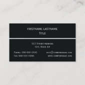 Weiße Magnolien Visitenkarte (Rückseite)