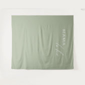 Weiße Mama als Hintergrund Wandteppich (Vorderseite (Horizontal))