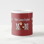Weiße Mama Jumbo-Tasse (Vorderseite)