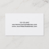 Weiße Mandala über strukturiertem tiefrosa Visitenkarte (Rückseite)