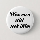 Weiße Männer Button (Vorderseite)